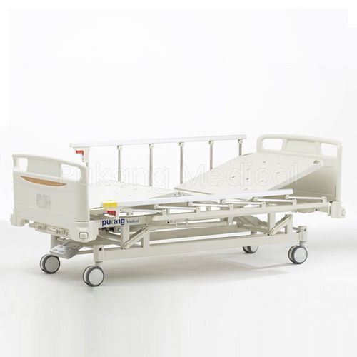 病院用ベッド - A-5 - Hebei Pukang Medical Instruments - 手動式 / 高さ調節可能 / キャスター付き