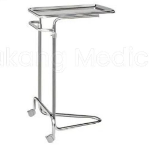キャスター付きメイヨーテーブル - F-82 - Hebei Pukang Medical Instruments - ステンレススチール製