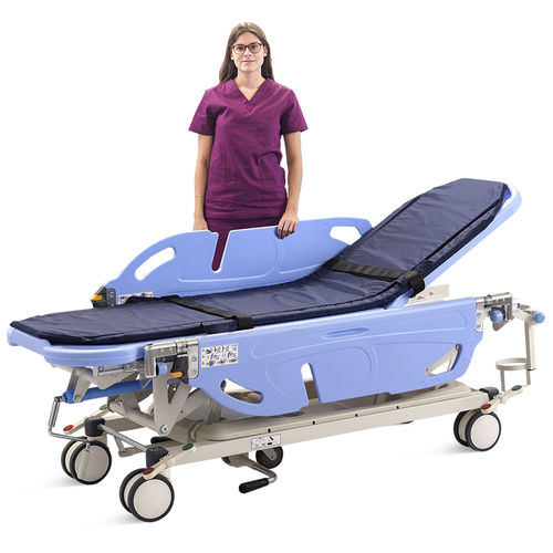 患者移送用ストレッチャー - SKB041-6 - Jiangsu Saikang Medical Equipment - 移動用 / 手動式 / 背もたれ調節可能な
