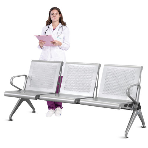 待合室用椅子 - SKE008-1 - Jiangsu Saikang Medical Equipment - 肘掛け付き / 3人用