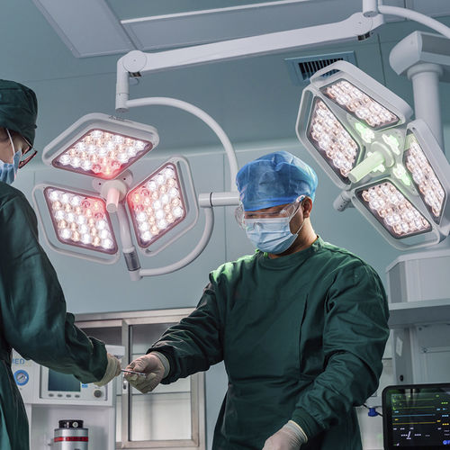 天井取付け無影灯 - SK-LLD0404D - Jiangsu Saikang Medical Equipment - LED / ハロゲン / 歯科用