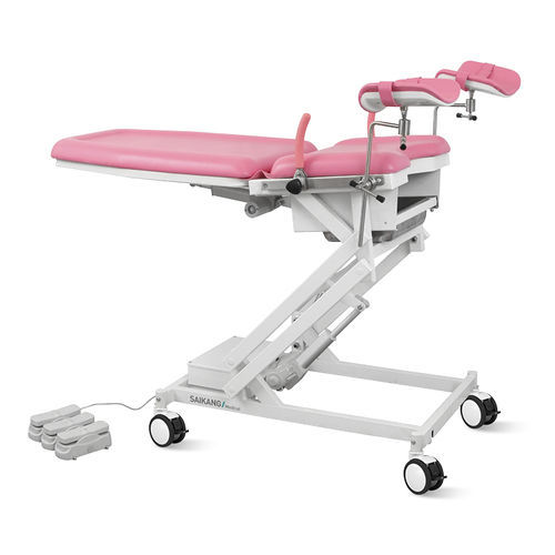 婦人科用診察台 - A99-8 - Jiangsu Saikang Medical Equipment - 電動式 / 背もたれ調節可能な / 高さ調節可能な
