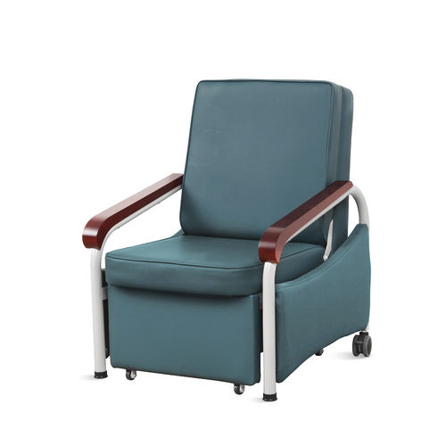 人間工学休息用アームチェア - SKE001-13 - Jiangsu Saikang Medical Equipment - 手動式 / キャスター付き / 革製