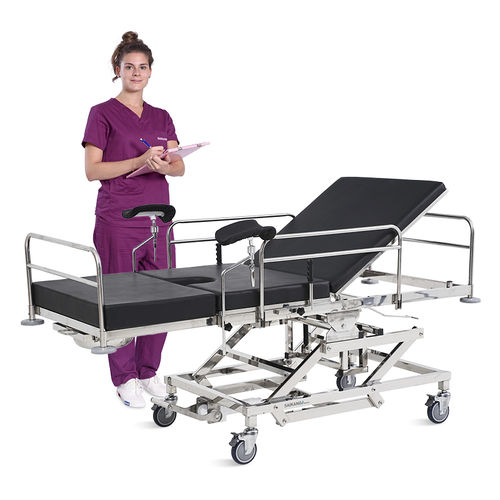 婦人科用診察台 - A98-6 - Jiangsu Saikang Medical Equipment - 油圧式 / 高さ調節可能な / 背もたれ調節可能な
