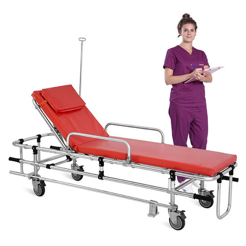 輸送用ストレッチャー - SKB039(A) - Jiangsu Saikang Medical Equipment - 救急車用 / 手動式 / 背もたれ調節可能な