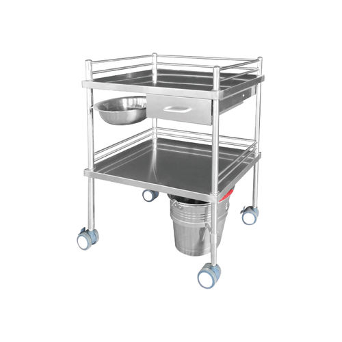 多目的台車 - YFQ-51 - Jiangsu Yongfa Medical Equipment Technology - 手当て用品用 / 清掃用 / ステンレス製