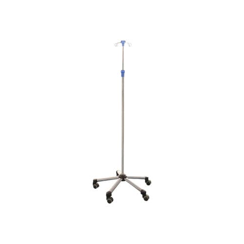 キャスター付きIV スタンド - YFQ-029 - Jiangsu Yongfa Medical Equipment Technology - 4フック / ステンレス鋼製