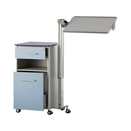キャスター付きナイトテーブル - YFZT008 - Jiangsu Yongfa Medical Equipment Technology - 引き出し付き / ベッドテーブル付き
