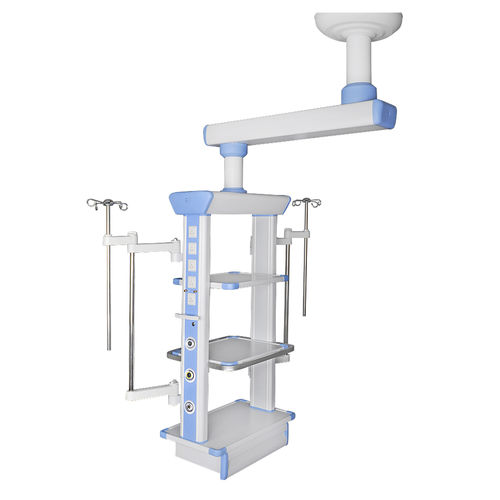 天井取付け医療ペンダント - YF-EP-01S(II) - Jiangsu Yongfa Medical Equipment Technology - 集中治療用 / 単アーム式 / 固定型