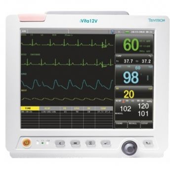 ECG患者モニター - iVita 12V - Trivitron Healthcare - 温度 / NIBP / SpO2