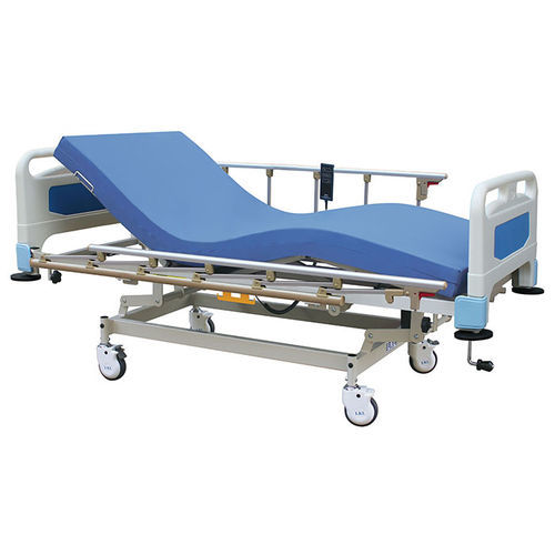 病院用ベッド - BA7733-N - LKL ADVANCE METALTECH SDN BHD - 電動式 / 高さ調節可能 / キャスター付き