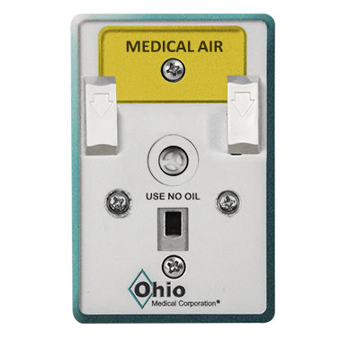 DISSコンセント - 261020-14 - Ohio Medical - 医療用ガスパイプラインシステム用 / 空気