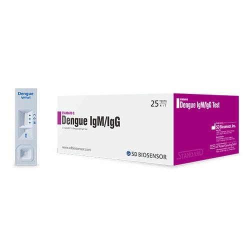 デング熱検査キット - 09DEN20D - SD BIOSENSOR. INC - 免疫グロブリンM / IgG / ウイルス