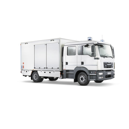 救急用病院用可動ユニット - WAS 900 - WAS - Wietmarscher Ambulanz- und Sonderfahrzeug - 輸送用 / トラック型 / ボックスタイプ