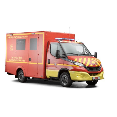 電動式救急車 - WAS 500 E VSAV - WAS - Wietmarscher Ambulanz- und Sonderfahrzeug - ボックスタイプ / 4ストレッチャー