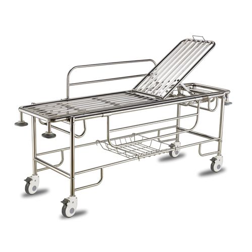 輸送用ストレッチャー - ALK06-A103B - Zhongshan Aolike Medical Equipment Technology - 手動式 / 背もたれ調節可能な / 2セクション