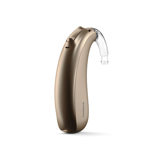 耳かけ型補聴器 - Naída L-UP - Phonak - bluetooth® / テレコイル / ベージュ