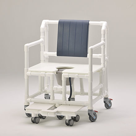 肘掛け付きシャワー用チェア - SCC 250 XXXL DSP 300 MFTOS PR STE - RCN Medizin - ローラー付き / スライド式フットプレート付き / カットアウトシ－ト付き