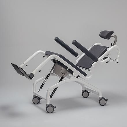 大人用トイレチェア - SCC 250 Comfort G - RCN Medizin - 肘掛け付き / ローラー付き / カットアウトシ－ト付き