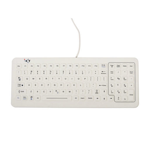 テンキー医療用キーボード - SLK-101-FL - IKEY - シリコン / シリコンゴム製 / ブラックライト