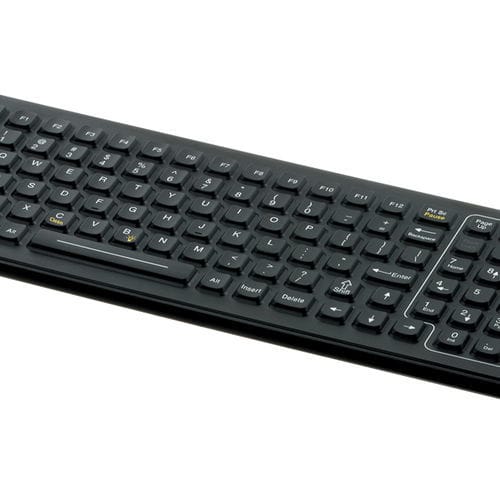 テンキー医療用キーボード - SlimKey® - IKEY - シリコンゴム製 / USB / ブラックライト