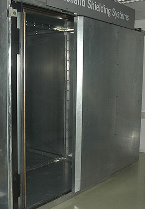 RF シールドドア - Holland Shielding Systems - MRI用 / 医療施設用 / スライド式