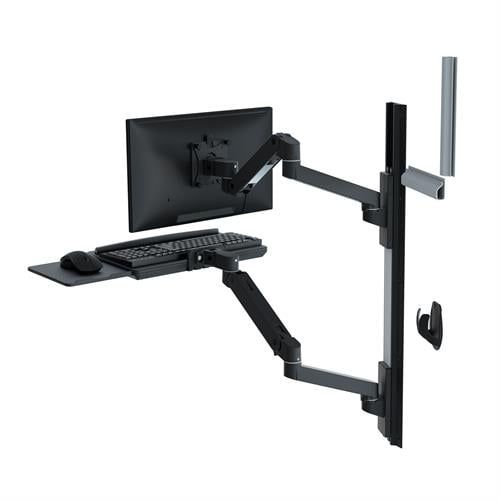 医療用コンピューターワークステーション - LX Pro - Ergotron - 壁取り付け式
