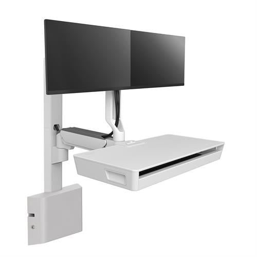 医療用コンピューターワークステーション - 45-618-251 - Ergotron - 壁取り付け式