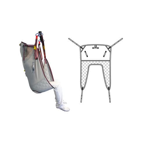 患者リフト用スリング - FASFIT - SCEMED - ヘッドサポート付き