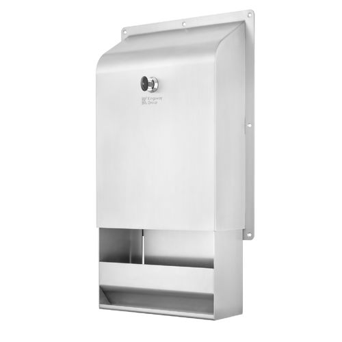 ペーパータオル用分配器 - KG02 - Kingsway Group - ステンレス製 / 壁取り付け式