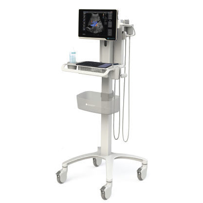 医療用カート - uSmart® 3200T NexGen - Terason - エコグラフィー用 / プローブ / 輸送用