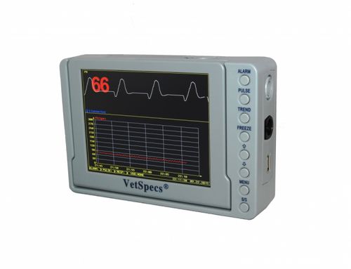 携帯型バイタルサイン モニター - VetSpecs® Flex™ PM10 - VetSpecs - 温度 / 血圧 / 脈拍酸素濃度計