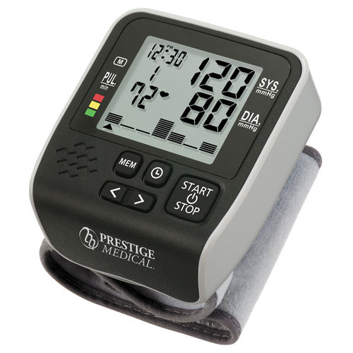 自動電子血圧計 - Wristmate™ - Prestige Medical - 手首用 / 充電式バッテリー付き / 組み込みコカフ付