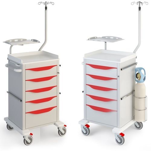 医療用台車 - CF303 - Mis Medical - 病院用 / 救急用 / 除細動器用