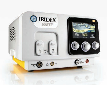 線維柱帯形成術用レーザー -  IQ 577®  - Iridex - 結晶性 / 卓上 / ミリ秒