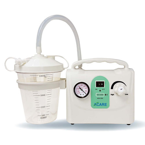 空圧式粘液吸引器 - ASU-200 - Acare - 乗り物内での緊急時用 / 応急手当て用 / 携帯型
