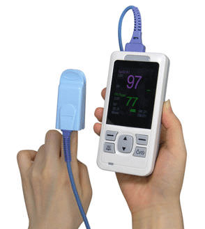 手持ち型パルスオキシメータ - AH-MX - Acare - コンパクト / 医療用 / バッテリー式