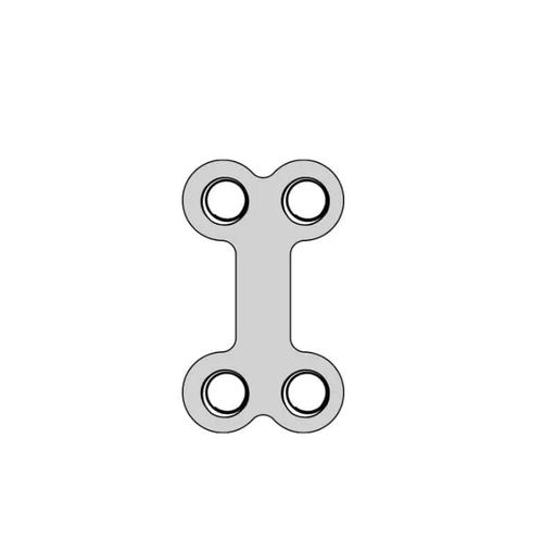 下顎骨用圧迫プレート - A110 03 35 series - Aysam Orthopaedics - ロッキング / 金属製