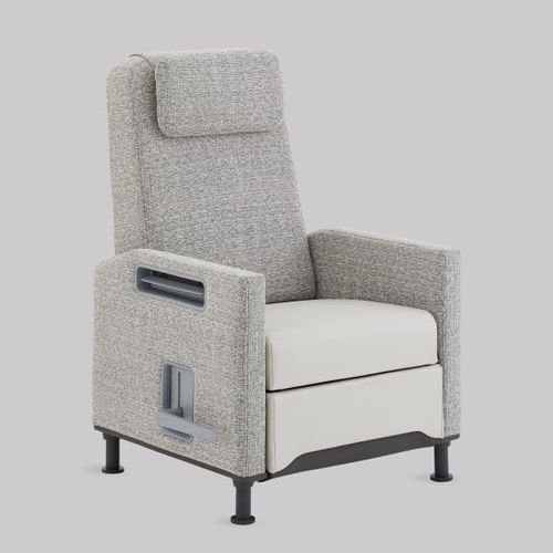 リクライニング式休息用アームチェア - Empath - Nurture - Steelcase - 手動式 / キャスター付き / 背もたれ調節可能な