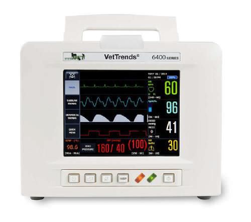携帯型マルチパラメータモニター - Vet Trends® 6400  - SystemVET - ECG / 麻酔 / 獣医用