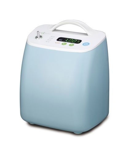 医療用酸素濃縮器 - KM-X3L - Metran Co., Ltd. - 携帯型 / 連続フロー / パルスフロー