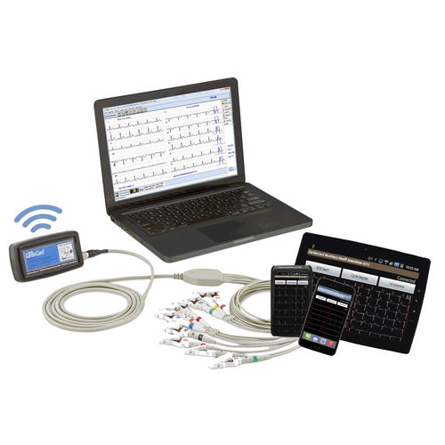タブレット用心電計 - CardioResting™ - Nasiff Associates - 休息用 / 12チャンネル / 3チャンネル