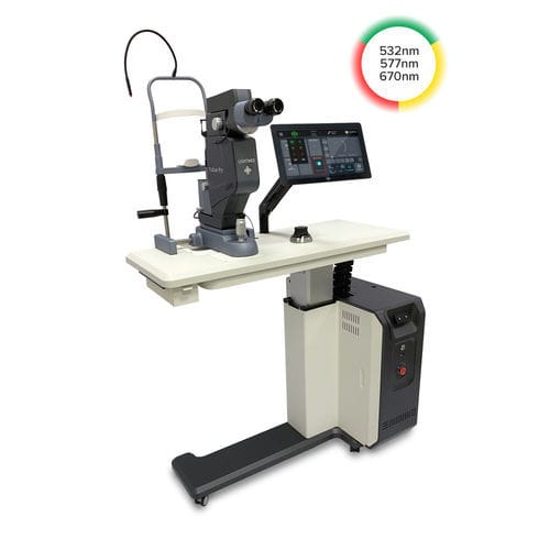網膜光凝固用レーザー - TruScan Pro 532/577/670 - LIGHTMED Corporation - 線維柱帯形成術用 / 経強膜毛様体光凝固術用 / 結晶性