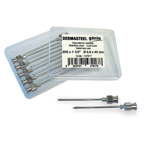 獣医用針 - DERMASTEEL - Génia - 皮下 / 再使用可能 / 18G