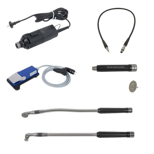 ウマ科マイクロモーター - Wired set n&deg;3 - Equus Dental - 動物歯科用 / 電動 / 足操作式