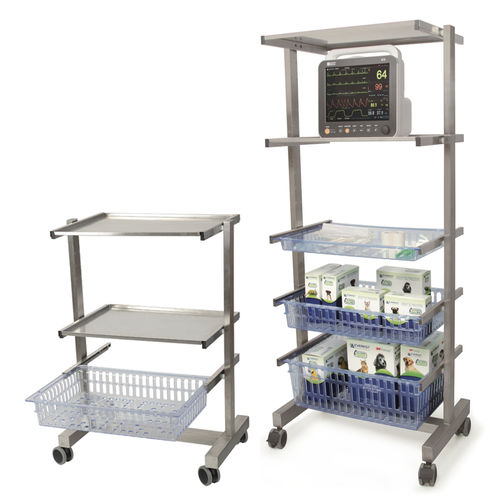 医療用台車 - RORAIMA  - Everest Tecnovet - 動物病院用 / 補助 / ステンレス製
