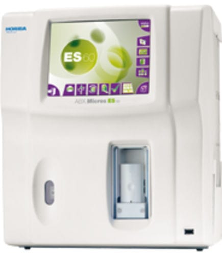 自動血液分析装置 - ABX Micros ES 60 - HORIBA/堀場製作所 - コンパクト / 18パラメーター / 3分類