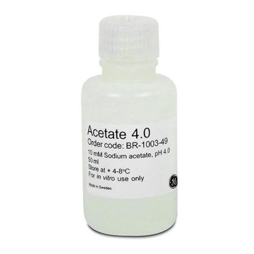 緩衝液試薬 - Acetate 4.0 - GE Healthcare Life Sciences - 生物分子学用 / 液体 / pH