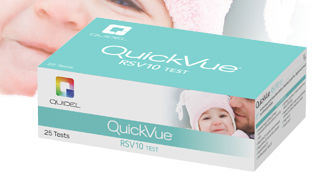 呼吸器疾患迅速検査キット - QUICKVUE™ RSV10 - Quidel - 呼吸器合胞体ウイルス / 鼻咽頭 / 免疫分析