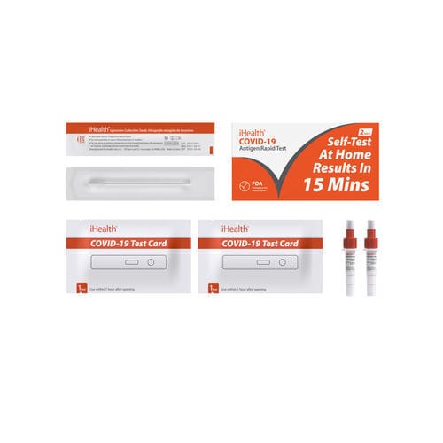 COVID-19用検査キット - iHealth - インフルエンザ用 / SARS-CoV-2 / 鼻